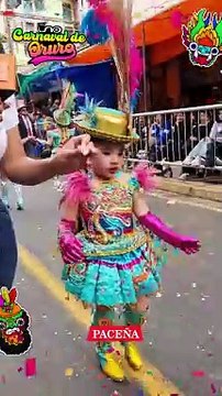 Las más pequeñas también dicen presente en el Carnaval de Oruro 2024. Red Uno te lleva el Carnaval hasta donde te encuentres