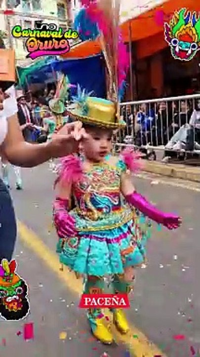 Las más pequeñas también dicen presente en el Carnaval de Oruro 2024. Red Uno te lleva el Carnaval hasta donde te encuentres