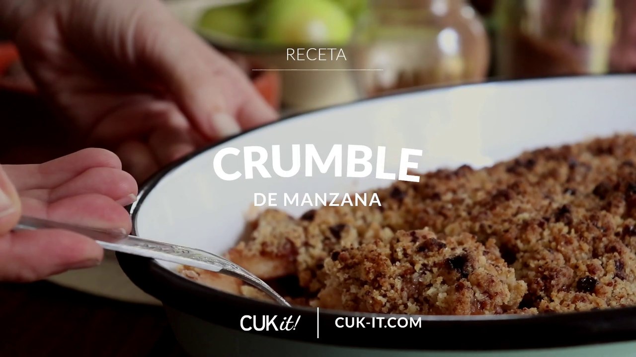 CRUMBLE de MANZANA, receta fácil y rápida! - CUKit!