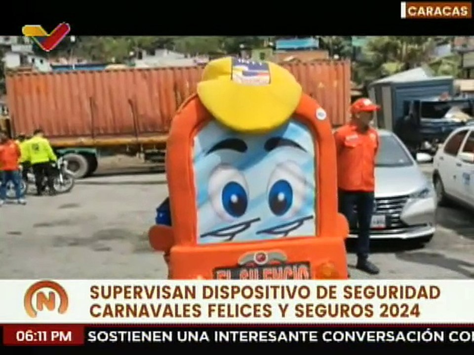 Gobierno Nacional supervisa el despliegue de seguridad Carnavales Felices y Seguros 2024