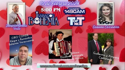 Sábados de Bohemia 10 de febrero 2024