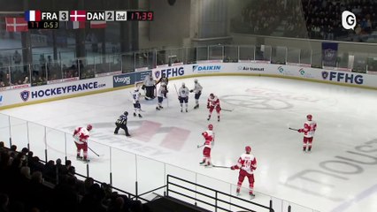 HOCKEY SUR GLACE - France-Danemark