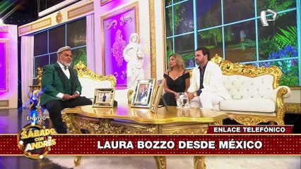 Laura Bozzo sorprende a Cristian Zuárez y a su esposa con una llamada desde Miami