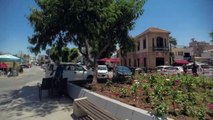 Walking through the streets of north old Nicosia.