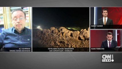 Erzincan'da maden sahasında heyelan! Ana Haber'de değerlendirildi