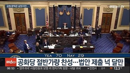 미 우크라 지원안 첫 관문 넘었지만…처리는 불투명
