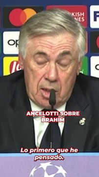 Ancelotti y la lesión de Brahim