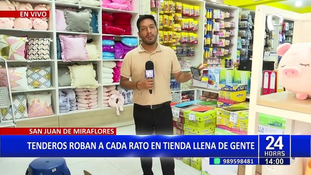SJM: delincuentes aprovechan aglomeración de personas para robar en tienda