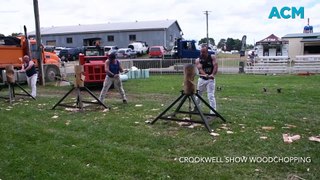 Woodchopping at Crookwell Show