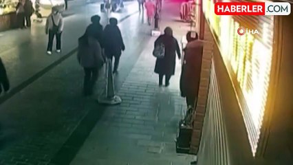 Eyüpsultan'da ilginç hırsızlık kamerada: Mankenin üzerindeki montu kaşla göz arasında çaldı