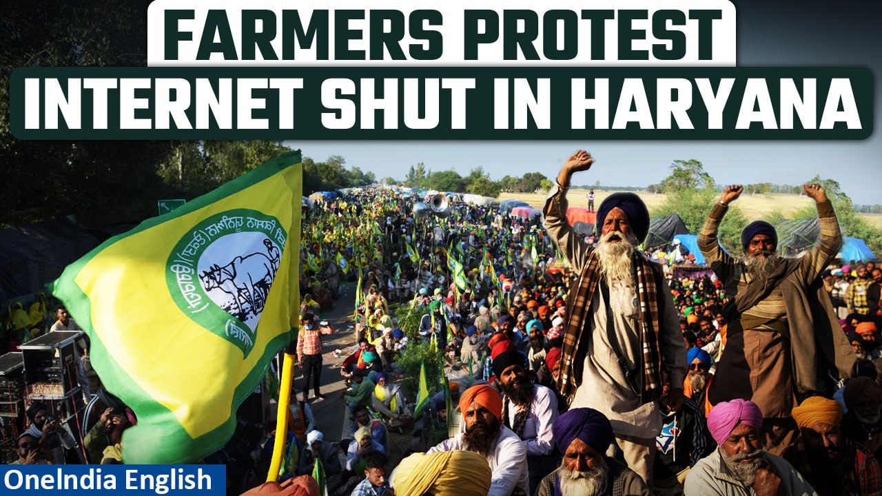 Farmers Protest: Mobile Services Snapped in Haryana' Ambala and Seven Districts | OneIndia News