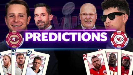 Download Video: 49ers or Chiefs? NFL stars predict Super Bowl LVIII