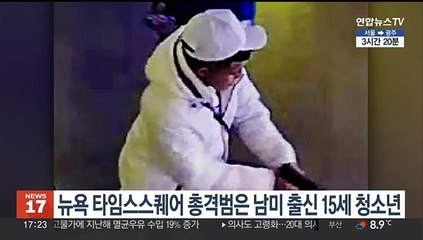 뉴욕 타임스스퀘어 총격범, 잡고 보니 남미 출신 15세 청소년