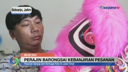 Perajin Barongsai Kebanjiran Pesanan