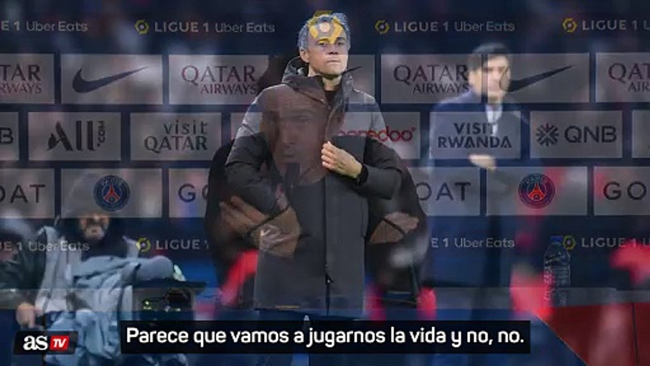 Luis Enrique y la Champions: "Parece que vamos a jugarnos la vida..."