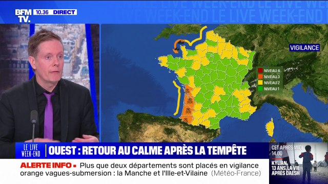 Deux départements désormais placés en vigilance orange vagues-submersion