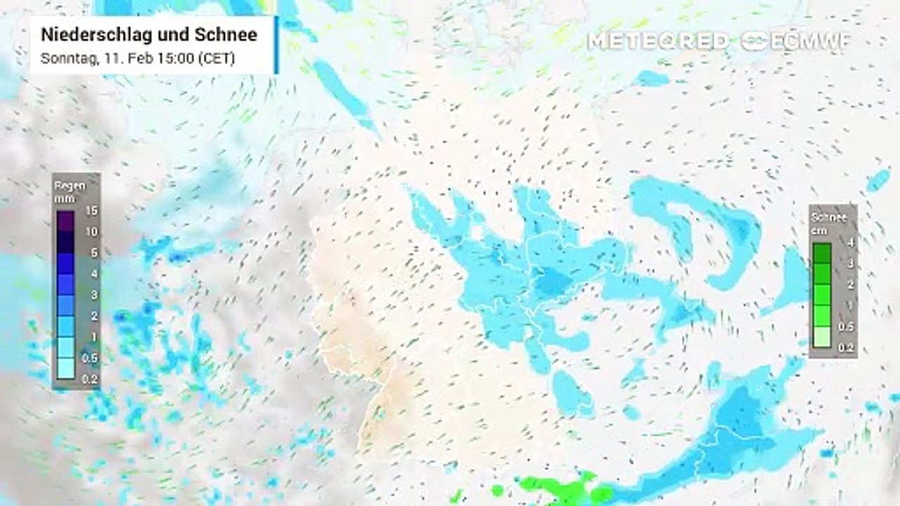 Kaum Regen am Rosenmontag! Vereinzelt sind ein paar Schauer unterwegs!