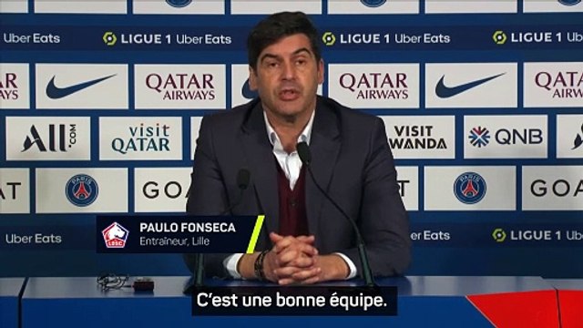 Fonseca : Le PSG peut faire quelque chose de spécial en Ligue des champions
