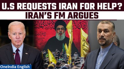 Скачать видео: U.S Asks Tehran To Tell Hezbollah To Stay Out Of Israel-Hamas War, Claims Iran’s FM| Oneindia News