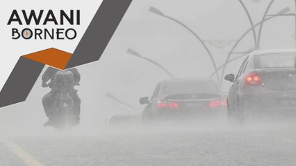 Amaran hujan berterusan tahap buruk di Sarawak hingga 13 Feb