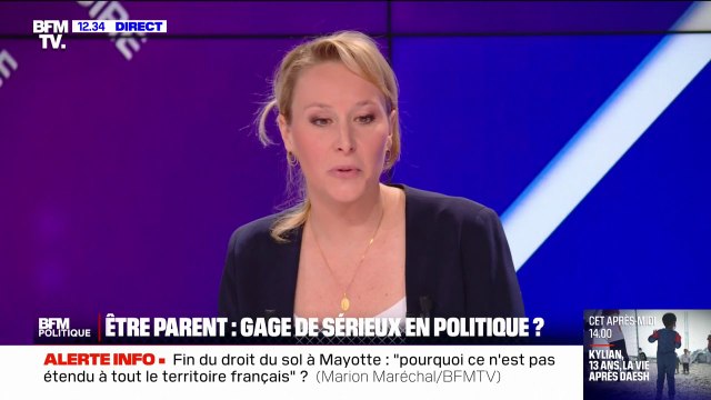 Marion Maréchal: Je me considère plus armée et plus enracinée que si je n'avais pas d'enfants