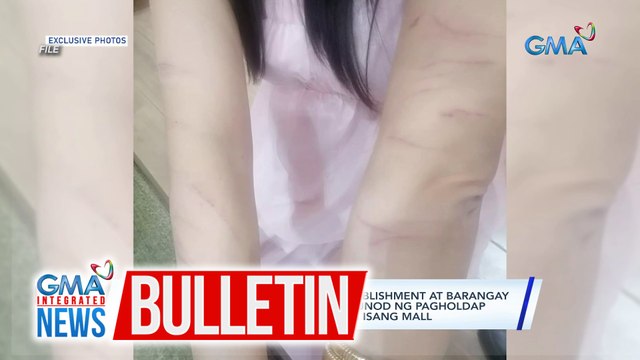 QCPD, nakikipag-ugnayan sa mga establishment at barangay kaugnay ng paglalagay ng CCTV kasunod ng panghoholdap at pananakit sa isang babae sa CR ng isang mall | GMA Integrated News Bulletin