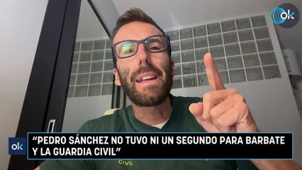 Ojeda: "Pedro Sánchez no tuvo ni un segundo para Barbate y la Guardia Civil"