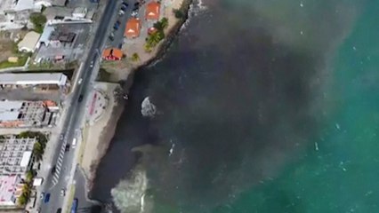 Caraïbes : une immense marée noire provoquée par un mystérieux navire