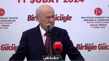 MHP Genel Başkanı Devlet Bahçeli, Ankara'da açıklamalarda bulundu