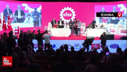 DİSK Genel Başkanlığına bir kez daha Çerkezoğlu seçildi