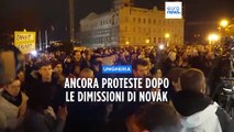 Ungheria, dimissioni di Novák: manifestanti in piazza a Budapest