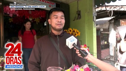 Скачать видео: Presyo ng mga bulaklak sa ilang tindahan, tumaas na | 24 Oras Weekend