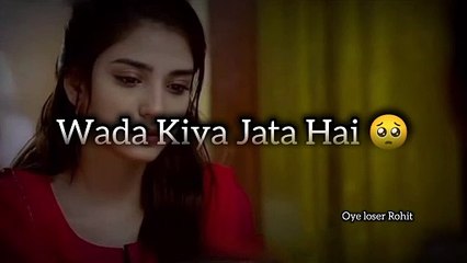 वादा Par tum Patthar Dil  | Promise day Sad shayari | Dard bhri Shayari | Oye loser Rohit