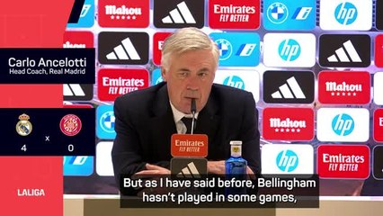 Download Video: Ancelotti confident Real Madrid can perform without Bellingham