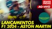 AO VIVO! ASTON MARTIN APRESENTA AMR24, CARRO PARA A F1 2024 | React