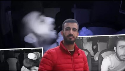 İzmir'de taksiciye yumruklu saldırı kamerada: Aracına aldığı yolcu yüzünden darbedildi