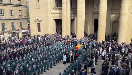 Funeral en Pamplona por el Guardia Civil asesinado