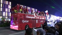 احتفالات في قطر بالفوز بكأس آسيا لكرة القدم