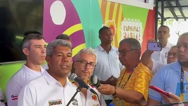 Jerônimo Rodrigues comenta retirada de objetos proibidos dos circuitos do Carnaval de Salvador