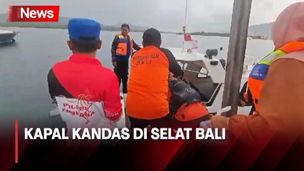 Tim SAR Evakuasi Penumpang KMP Agung Samudra XVIII yang Kandas di Selat Bali