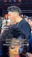 Brittany Mahomes won't let Jackson Mahomes into her VIP section