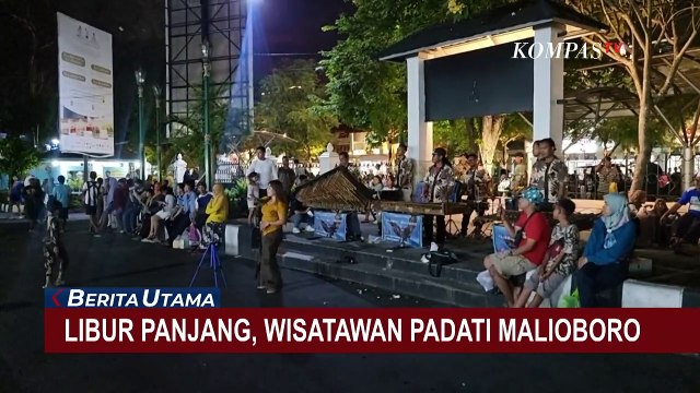 Libur Panjang Akhir Pekan, Kawasan Malioboro Dipadati Wisatawan