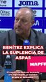 Benítez explica la suplencia de Aspas