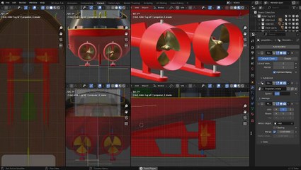 A simple animation with geometric Node in Blender