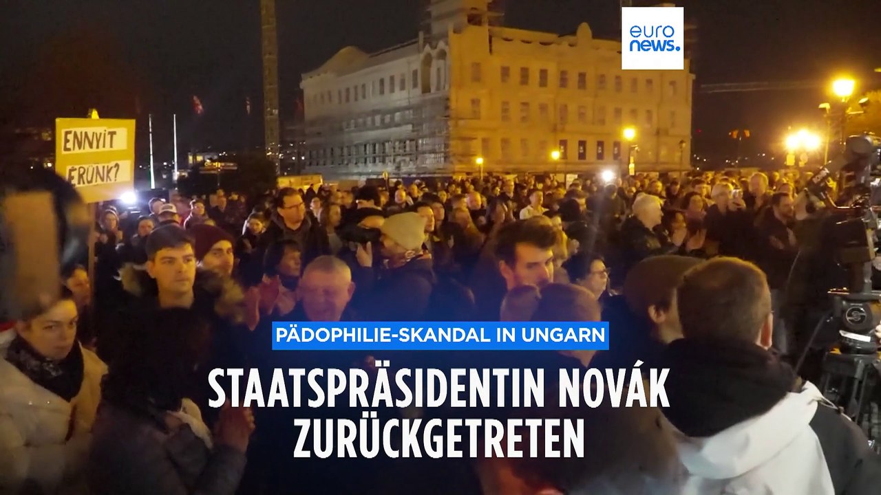 Pädophilie-Skandal: Ungarn feiern Rücktritt von Staatspräsidentin Novák