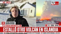 Imágenes impactantes de la erupción volcánica en Islandia