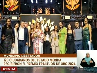 Más de 100 merideños disfrutaron del Premio Frailejón de Oro 2024 realizado en el mcpio. Libertador