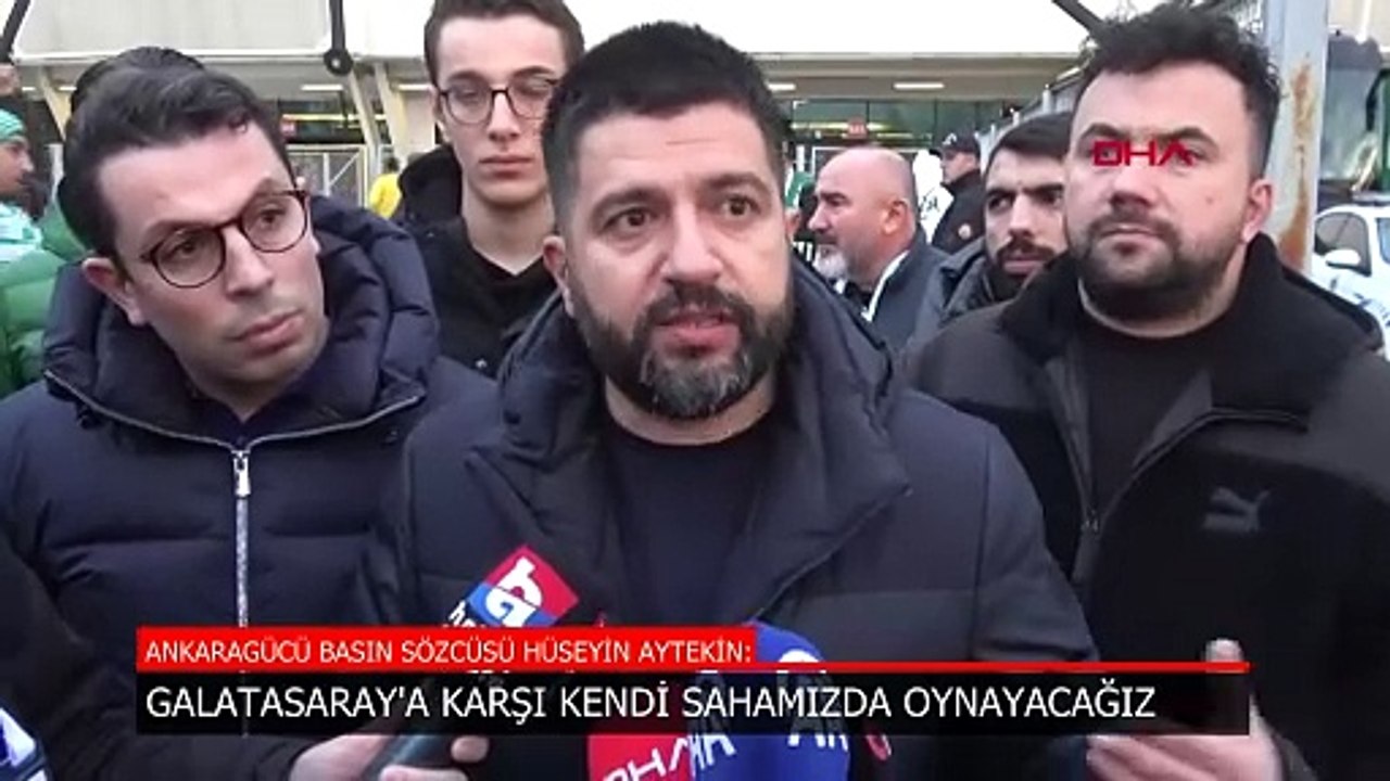 Hüseyin Aytekin: Galatasaray'a karşı kendi sahamızda oynayacağız