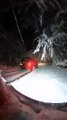 Mitsubishi Pajero3.0 V6 overtake in deep snow @sqeet.team #sound #offroad #pajero #car #shorts