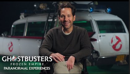 Ghostbusters: Frozen Empire | 'Paranormal Experiences' - Paul Rudd, Ernie Hudson, Bill Murray, Mckenna Grac, Finn Wolfhard